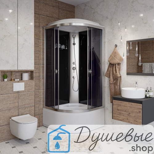Душевая кабина Niagara Eco E100/40/TN 1000х1000х2150 фото 4