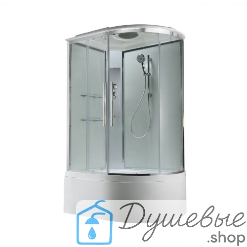 Душевая кабина AvaCan EM5811LT 110×80 см, асимметричная, прозрачное стекло, левая ориентация, с крышей, без гидромассажа фото 4