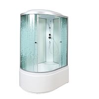 Душевая кабина AvaCan L920 R, 120×80 см, асимметричная, стекло с узором, правая ориентация, с крышей, без гидромассажа