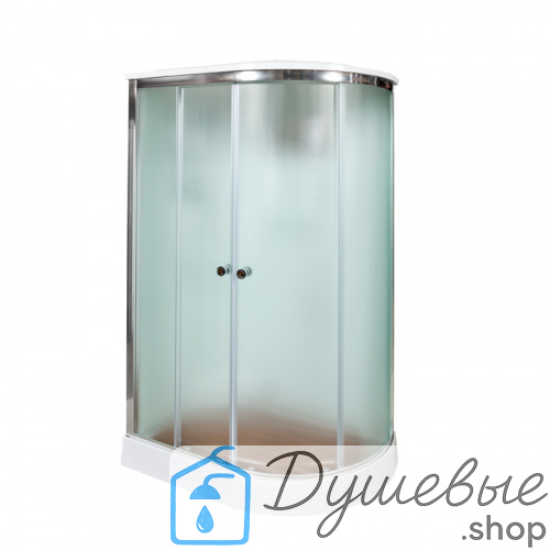 Душевая кабина AvaCan D012S L 120×90 см асимметричная, матовое стекло, левая ориентация, с крышей, без гидромассажа фото 3