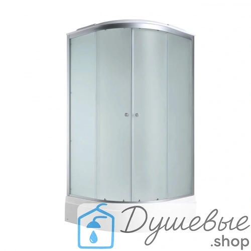Душевая кабина AvaCan C3080 LED 80×80 см, четверть круга, матовое стекло, универсальная ориентация, с крышей, с гидромассажем фото 4