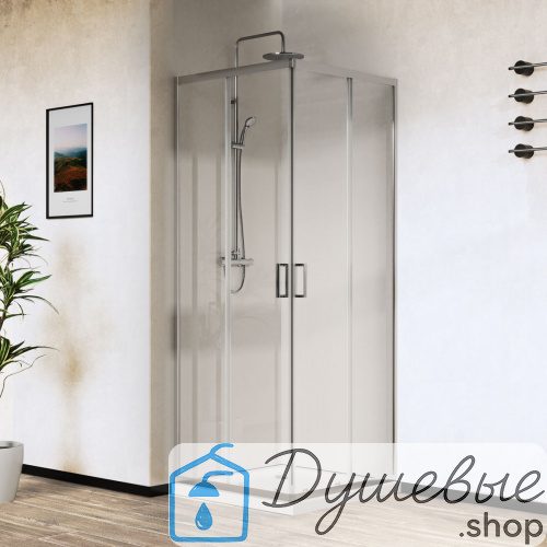Душевой уголок Vincea City VSS-5CT800CL 800х800