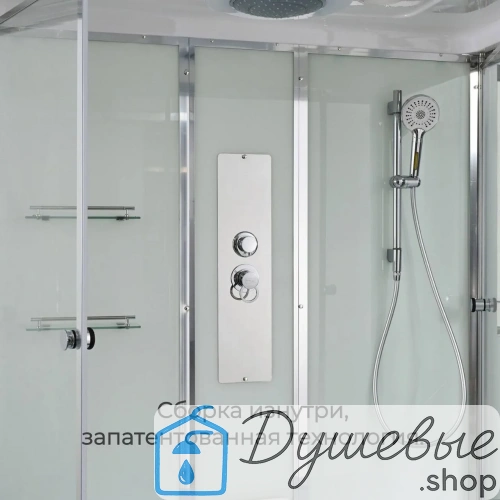 Душевая кабина AvaCan V5015 стандартная 150×85 см прямоугольная, прозрачное стекло, крыша, без гидромассажа фото 6