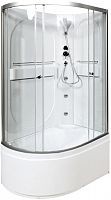 Душевая кабина AvaCan L620R N с гидромассажем, 120×80 см, асимметричная форма, прозрачное стекло, правая ориентация, без крыши