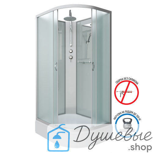Душевая кабина Niagara Classic NG-33984-14LBKT 900х800х2100-2400 фото 3