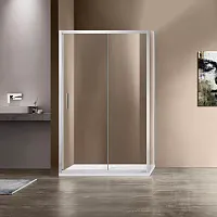 Душевой уголок Vincea Garda VSR-1G9014CL, 1400*900, хром, стекло прозрачное