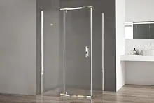 Душевой уголок Royal Bath RB HPVD-C-CH 100х80х200 матовое стекло