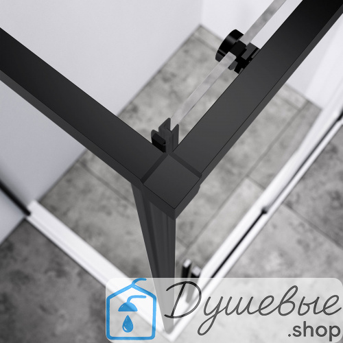 Душевой уголок Vincea Slim-N VSR-4SN9011CLB 1100х900 фото 4