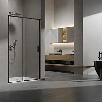 Душевая дверь Vincea Slim VDS-6SL140CLB 1400 черный стекло прозрачное