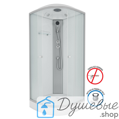 Душевая кабина Niagara Eco E80/13/MT 800х800х2150 фото 3