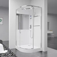 Душевая кабина c паром Black&White G8891 1000х1000х2200