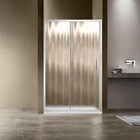 Душевая дверь Vincea Garda VDS-1G135CH, профиль хром, стекло шиншилла