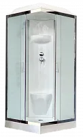 Душевая кабина Royal Bath 90HP6-WC-CH (белое/матовое) 90x90x217