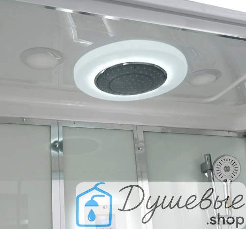 Душевая кабина AvaCan V5017LED 170×90 см, прямоугольная, прозрачное стекло, универсальная ориентация, крыша, гидромассаж фото 19