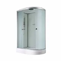 Душевая кабина AvaCan D2012L стандартная, 120×80 см, асимметричная, матовое стекло, левая ориентация, с крышей, без гидромассажа