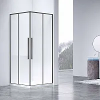 Душевой уголок Vincea Slim-N VSS-4SN900CLGM 900х900 вороненая сталь стекло прозрачное