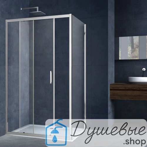 Душевой уголок Vincea Alpha VSR-3AL8012CL 1200х800 хром стекло прозрачное
