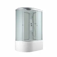 Душевая кабина AvaCan C5012R стандартная, 120×80 см, асимметричная, матовое стекло, правая ориентация, с крышей.