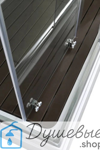Душевая кабина AvaCan K2090LED 90×90 см, прямоугольная, прозрачное стекло, универсальная ориентация, с крышей и гидромассажем фото 12