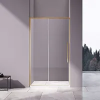Душевая дверь Vincea Slim-N VDS-4SN110CLG 1100 брашированное золото стекло прозрачное