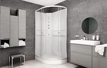 Душевая кабина AvaCan L602L N 120×80 см асимметричная прозрачное стекло левая ориентация без крыши без гидромассажа