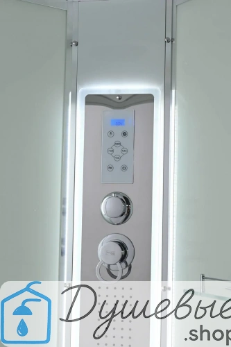 Душевая кабина AvaCan EM5812RLEDT прозрачная 120x80см, асимметричная, прозрачное стекло, правая ориентация, крыша, гидромассаж фото 8