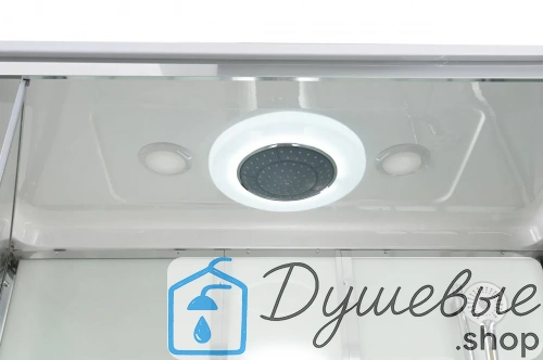Душевая кабина AvaCan V5017LED 170×90 см, прямоугольная, прозрачное стекло, универсальная ориентация, крыша, гидромассаж фото 18