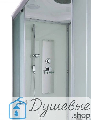 Душевая кабина AvaCan D3012L стандартная 120×80 см, асимметричная, матовое стекло, левая ориентация, крыша, без гидромассажа фото 8