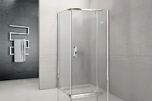 Душевой уголок Royal Bath RB HPVD-C-CH 80х80х200 матовое стекло
