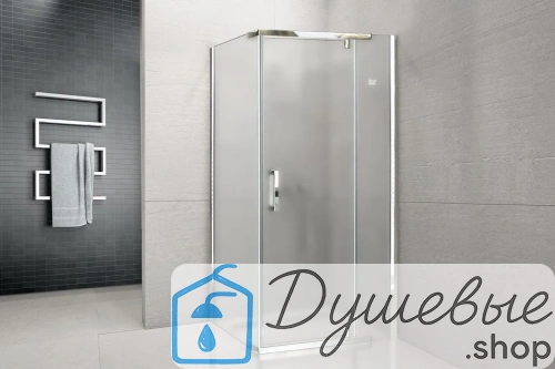 Душевой уголок Royal Bath RB HPVD-C-CH 80х80х200 матовое стекло