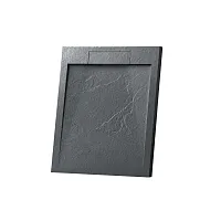 Поддон для душа из искусственного камня Vincea VST-4SRL9090A 900х900х25 антрацит