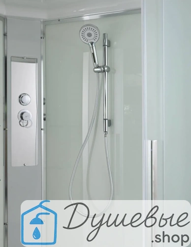 Душевая кабина AvaCan EM2811L стандартная 110×80 см, асимметричная форма, матовое стекло, левая ориентация, с крышей, без гидромассажа фото 11