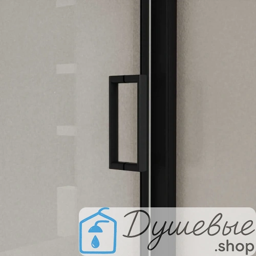 Душевая дверь Vincea City VDS-5CT120CLB 1200 черный стекло прозрачное фото 4