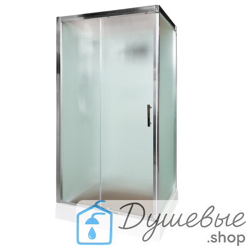 Душевая кабина AvaCan D119 S 110×90 см, прямоугольная, матовое стекло, универсальная ориентация, крыша, без гидромассажа фото 5
