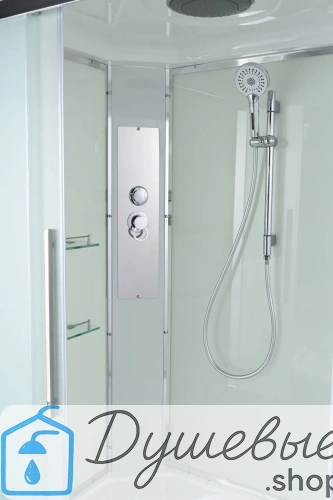 Душевая кабина AvaCan EM5811L стандартная 110x80 см, асимметричная, матовое стекло, левая ориентация, с крышей, без гидромассажа фото 19