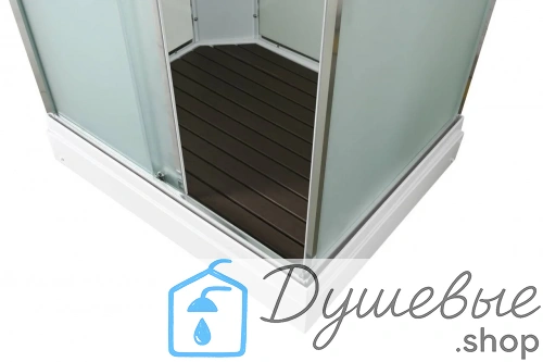 Душевая кабина AvaCan KD2912N без крыши, 120×90 см, прямоугольная, матовое стекло, универсальная ориентация, без гидромассажа фото 12