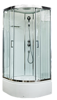 Душевая кабина Royal Bath FATO RB 100CK-T-CH прозрачное стекло