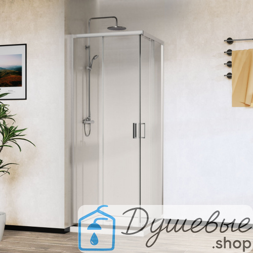 Душевой уголок Vincea City VSS-5CT800CL 800х800 фото 3