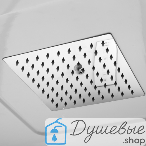 Душевая кабина AvaCan EM4515 LED с гидромассажем, 150×85 см, прямоугольная, с узором, крыша, универсальная. фото 24