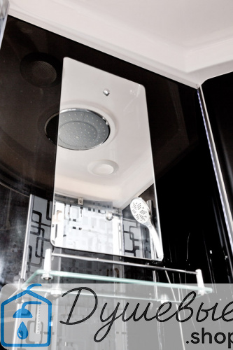 Душевая кабина AvaCan BM1590 90×90 см четверть круга с узором, универсальная ориентация, с крышей, без гидромассажа фото 15