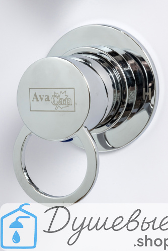 Душевая кабина AvaCan L901 100×100 см, четверть круга, матовое стекло, универсальная ориентация, с крышей, без гидромассажа фото 16