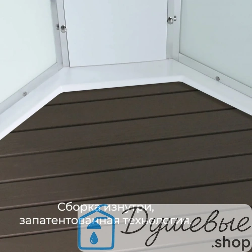 Душевая кабина AvaCan K2090LED 90×90 см, прямоугольная, прозрачное стекло, универсальная ориентация, с крышей и гидромассажем фото 5