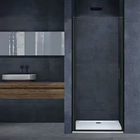 Душевая дверь Vincea Alpha VDP-3AL600CLB черный стекло прозрачное