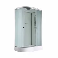 Душевая кабина AvaCan D2012R стандартная 120×80 см, асимметричная, матовое стекло, с крышей, без гидромассажа