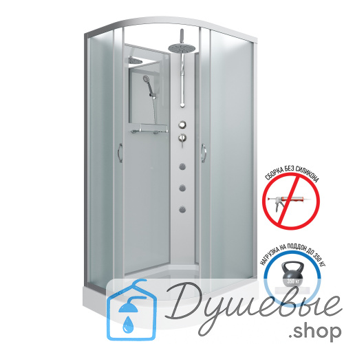 Душевая кабина Niagara Classic NG-3312-14RBKTG 1200х800х2100-2400 фото 3