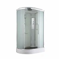 Душевая кабина AvaCan EM2912R стандартная 120×90 см, асимметричная, матовое стекло, правая ориентация, с крышей, без гидромассажа