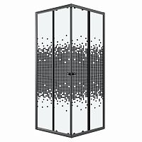 Душевое ограждение Niagara Eco NG-1009-14QBLACK 90х90х190 см