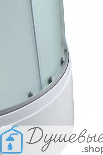 Душевая кабина AvaCan C5010 LED 100×100 см, четверть круга, матовое стекло, универсальная ориентация, с крышей, с гидромассажем фото 12