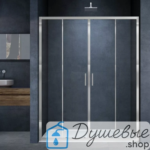 Душевая дверь Vincea Alpha VDS-3AL2160CL, профиль хром, стекло прозрачное