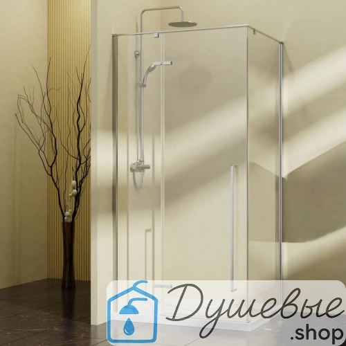 Душевой уголок Vincea Slim-N VSR-5SN9090CL 900х900 хром стекло прозрачное